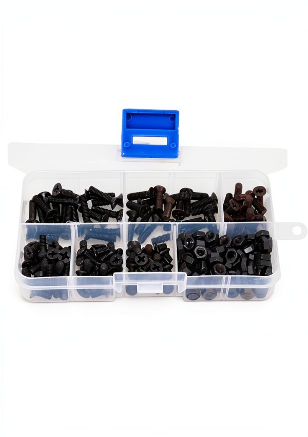 M4 Flat Head Screws & Hex Nuts Kit by binifiMux – 220pcs Assortment-5