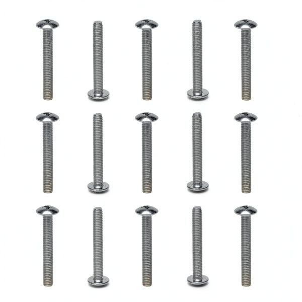 M4 x 30mm Truss Head Screws 50pcs 304 Stainless Steel Phillips QXSKSLH-3