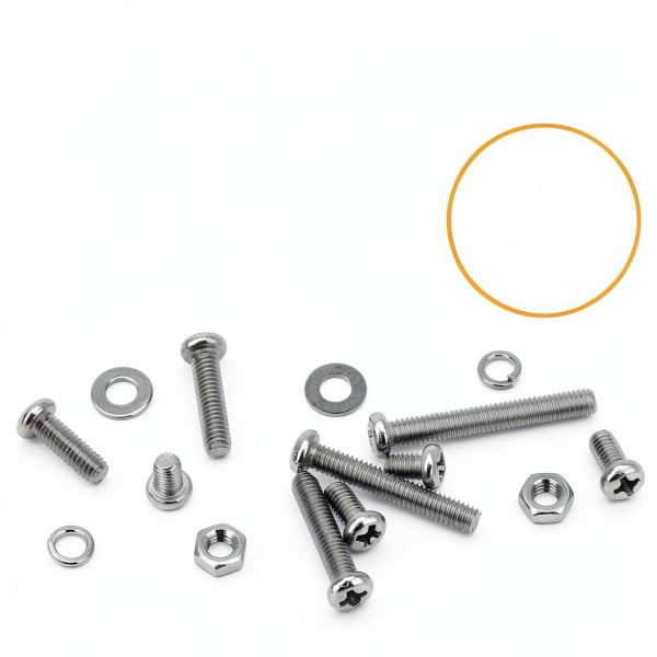 M4 x 8mm Machine Screws Sutemribor 304 Steel Phillips Pan Head 105pcs-1