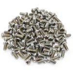 M4 x 8mm Machine Screws Sutemribor 304 Steel Phillips Pan Head 105pcs-0