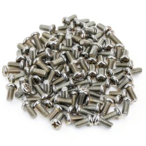 M4 x 8mm Machine Screws Sutemribor 304 Steel Phillips Pan Head 105pcs-0