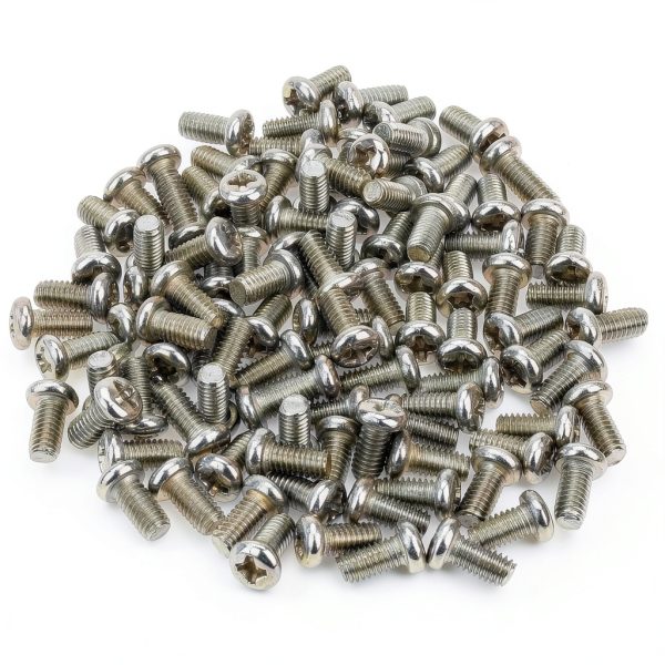 M4 x 8mm Machine Screws Sutemribor 304 Steel Phillips Pan Head 105pcs-0