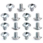 MroMax 15Pcs M4 x 5mm Truss Head Machine Screws 304 Stainless Steel-0