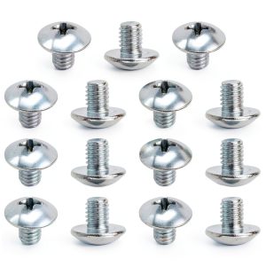 MroMax 15Pcs M4 x 5mm Truss Head Machine Screws 304 Stainless Steel-0