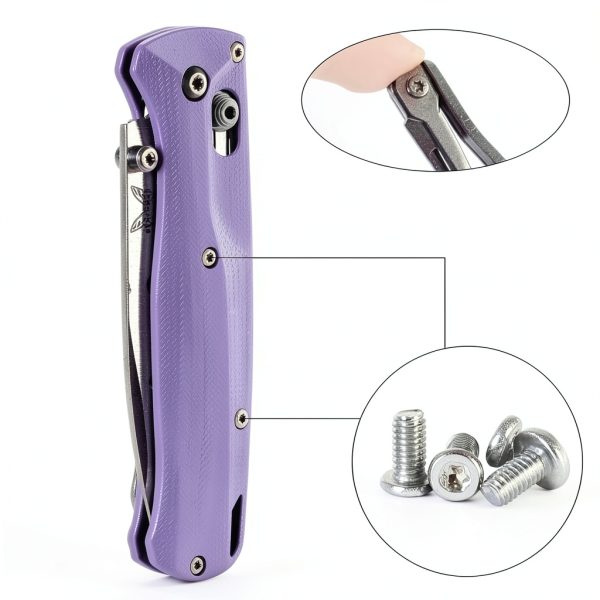 100pcs Pocket blade knife handle screws,Knife Pocket Clip Screw,Tactical Survival Knife Screw,EDC folding knives hilt fasteners,shaft pivot pin rivets,M2.5 Machine Screws,Stainless Steel,4 Type-7